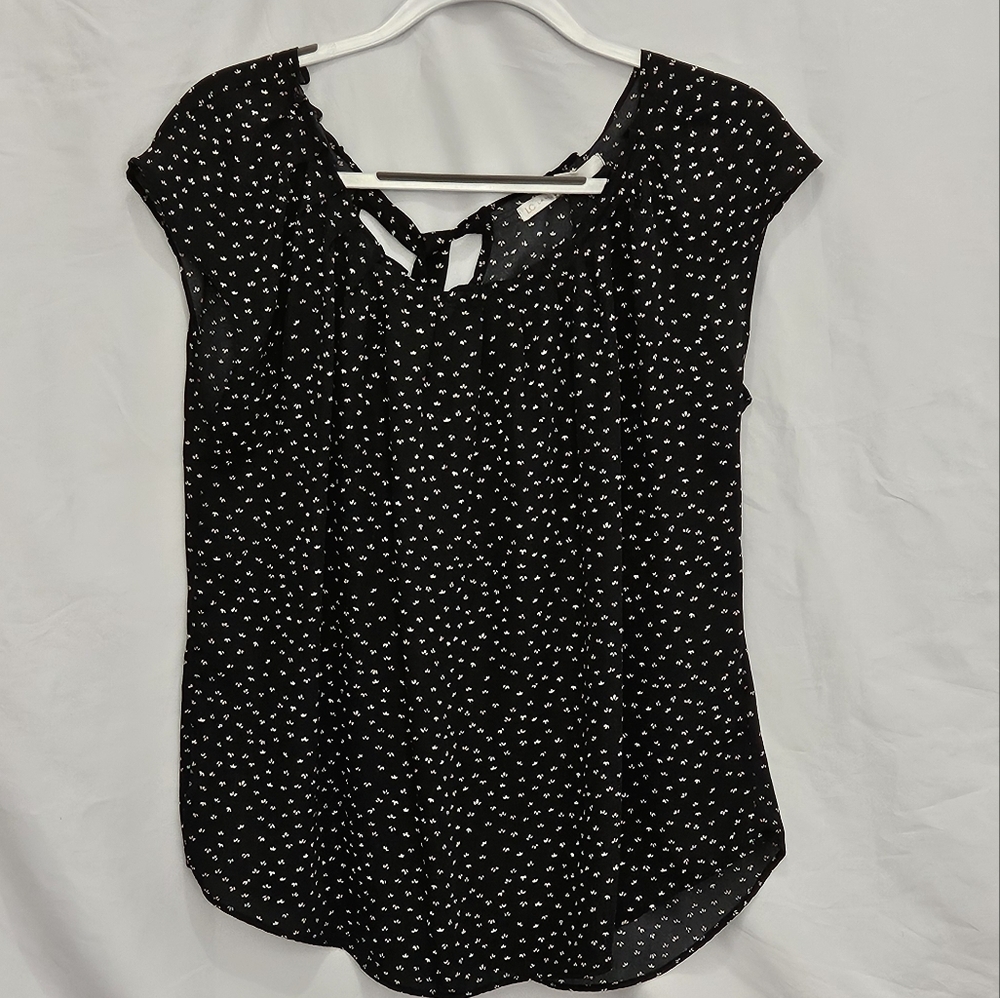 Pleated Scoopneck Top